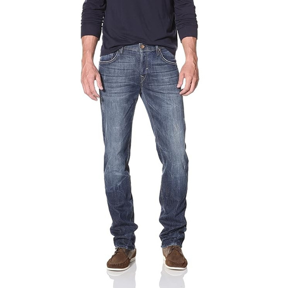Raven Denim Vic Slim Straight Denim Jeans in Alloy Size 34 x 34 NWT $199
